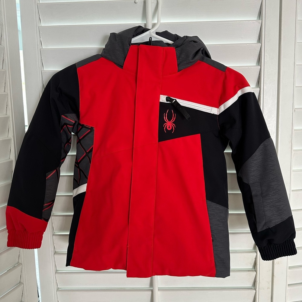 Boys Size 4 Spyder Snow Jacket (Ski, snowboarding) LIKE NEW